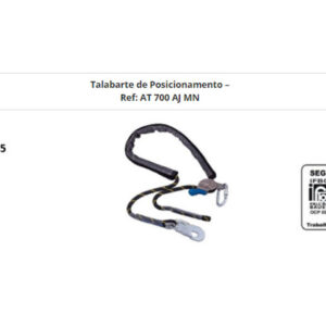 Talabarte de Posicionamento - Ref AT 700 AJ MN