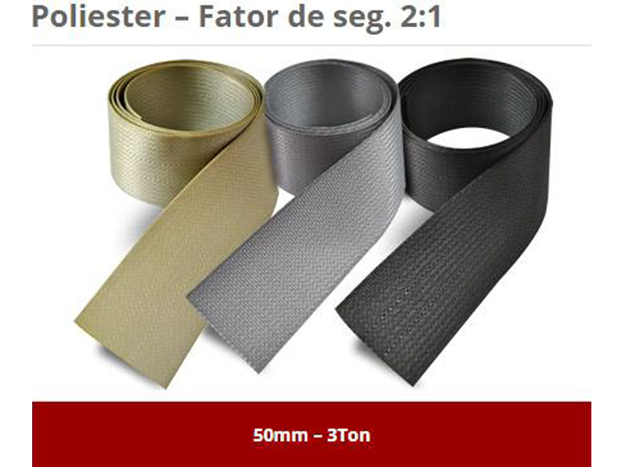 Fitas Cadarço de Poliéster