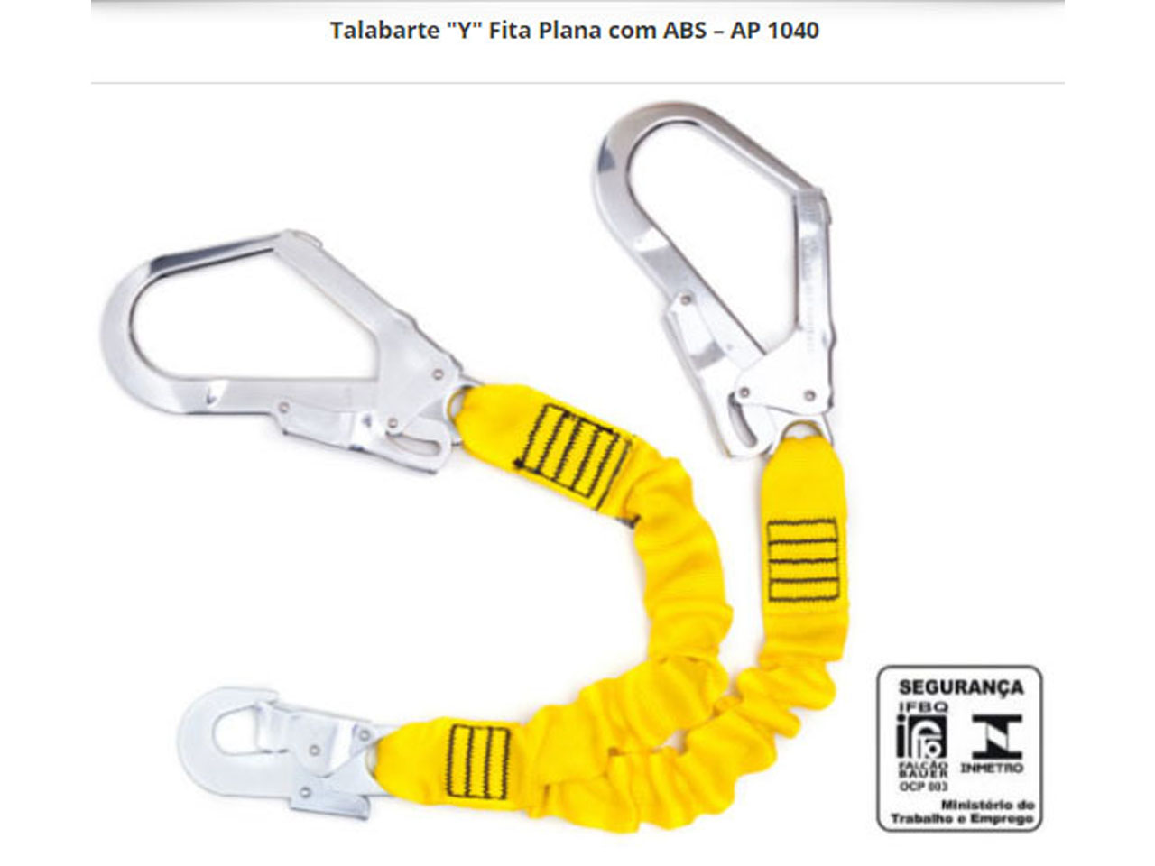 Talabarte Y Fita Plana com ABS - AP 1050
