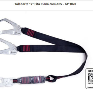 Talabarte Y Fita Plana com ABS - AP 1070