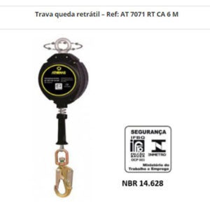 Trava-Quedas Retrátil - Ref AT 7071 RT CA 6m