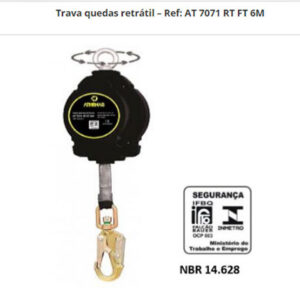 Trava-Quedas Retrátil 6m - Ref AT 7071 RT FT